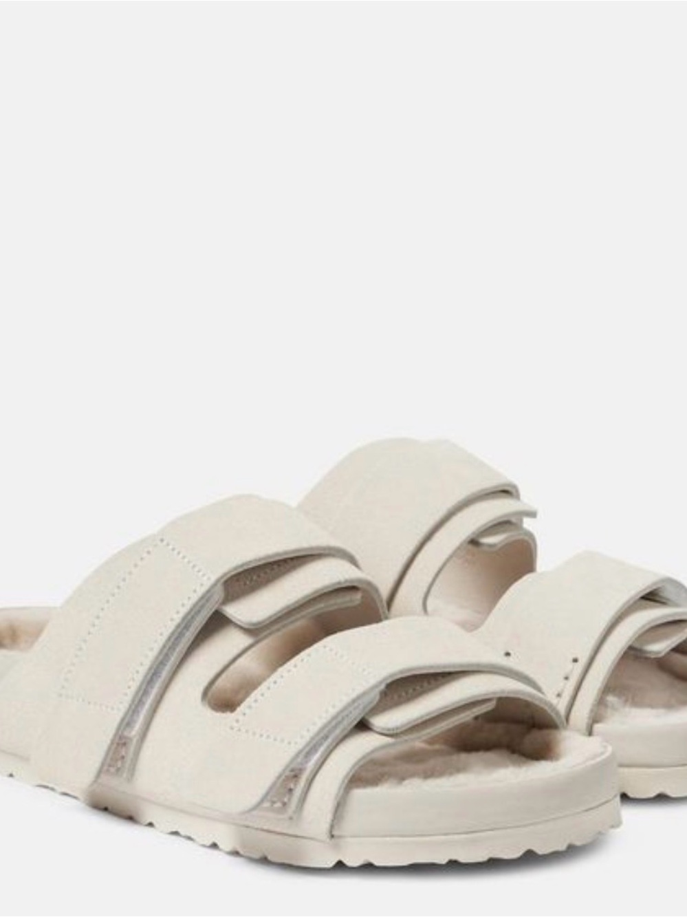 Birkenstock x Tekla Uji Suede Slides NWT